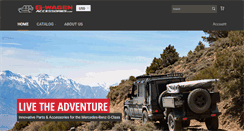 Desktop Screenshot of g-wagenaccessories.com